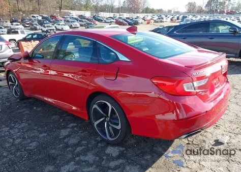 2019 Honda Accord Sport z USA, uszkodzony, nr VIN 1HGCV1F33KA145389